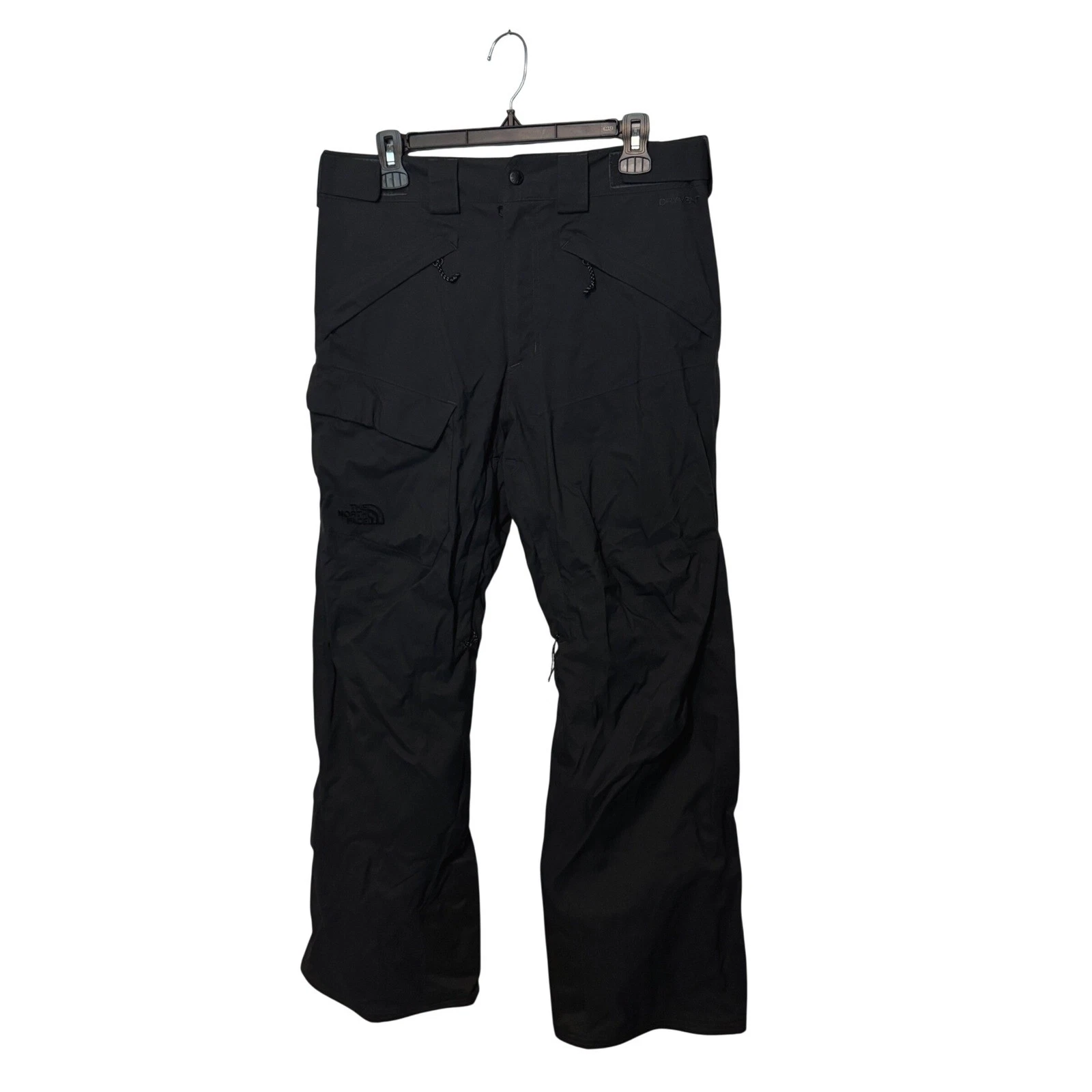 The North Face Freedom Pants Mens Medium Gray DryVent Ski Snow 33x30 Snowboard