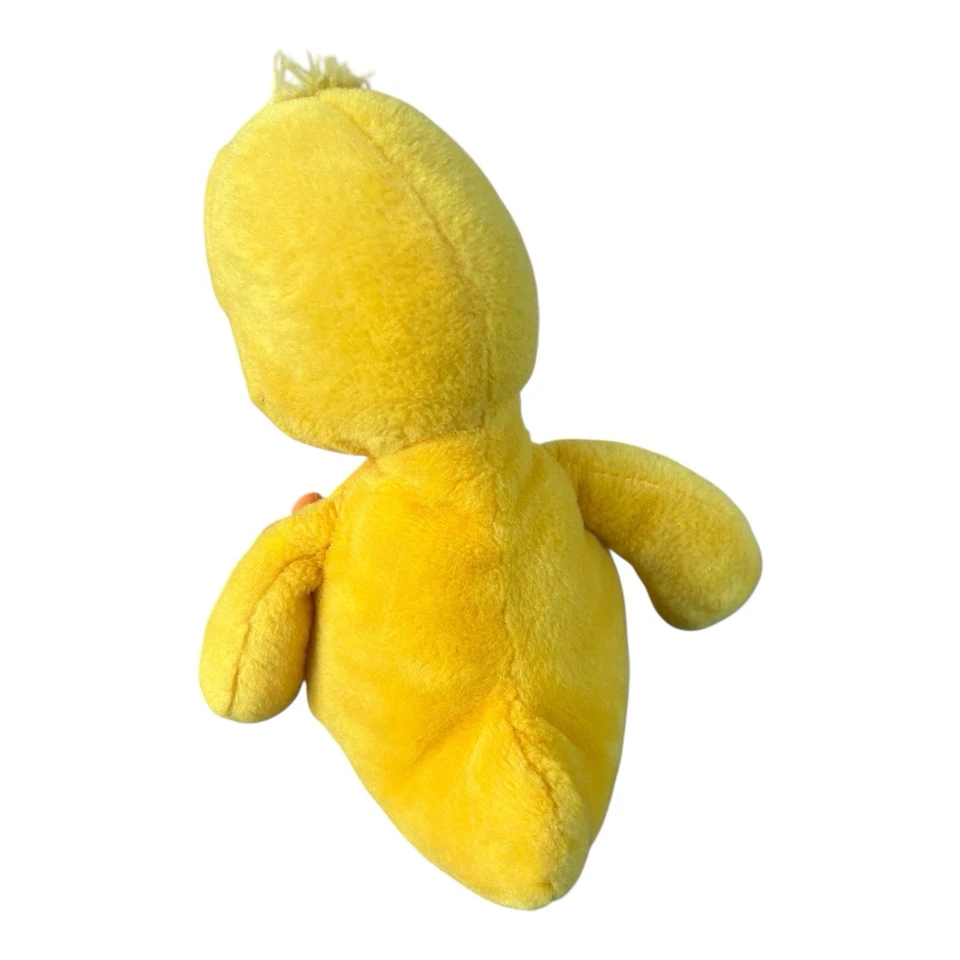 Florett Textil Ente gelb Stofftier Kuscheltier Aldi 33 cm Schlenker Plüschtier - Bild 4 von 4