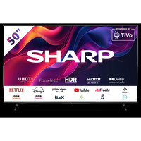Sharp 4T-C50GK4245KB 50 Smart TiVo TV 4K UHD Frameless Design Black
