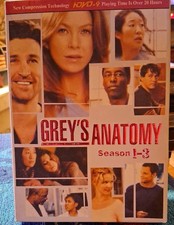 Grey's Anatomy Season 1-3 DVD Box Set like new
