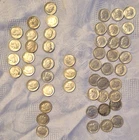 Full Roll (50) 90% Silver Roosevelt Dimes (Circulated Condition) 1960-1964