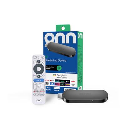 onn 4K Streaming Device, Google TV with Gemini (NEW 2026 Model) - Fast Streaming