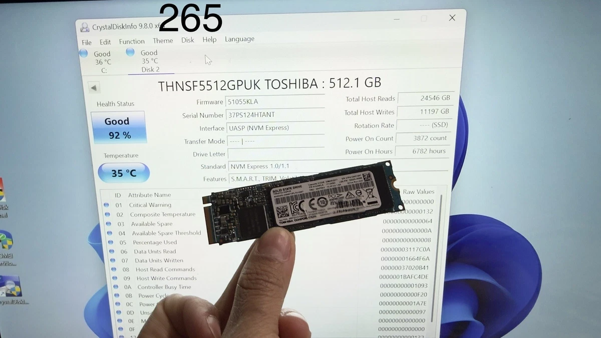 Toshiba M.2 Interface 500 GB Storage Capacity Solid State Drives