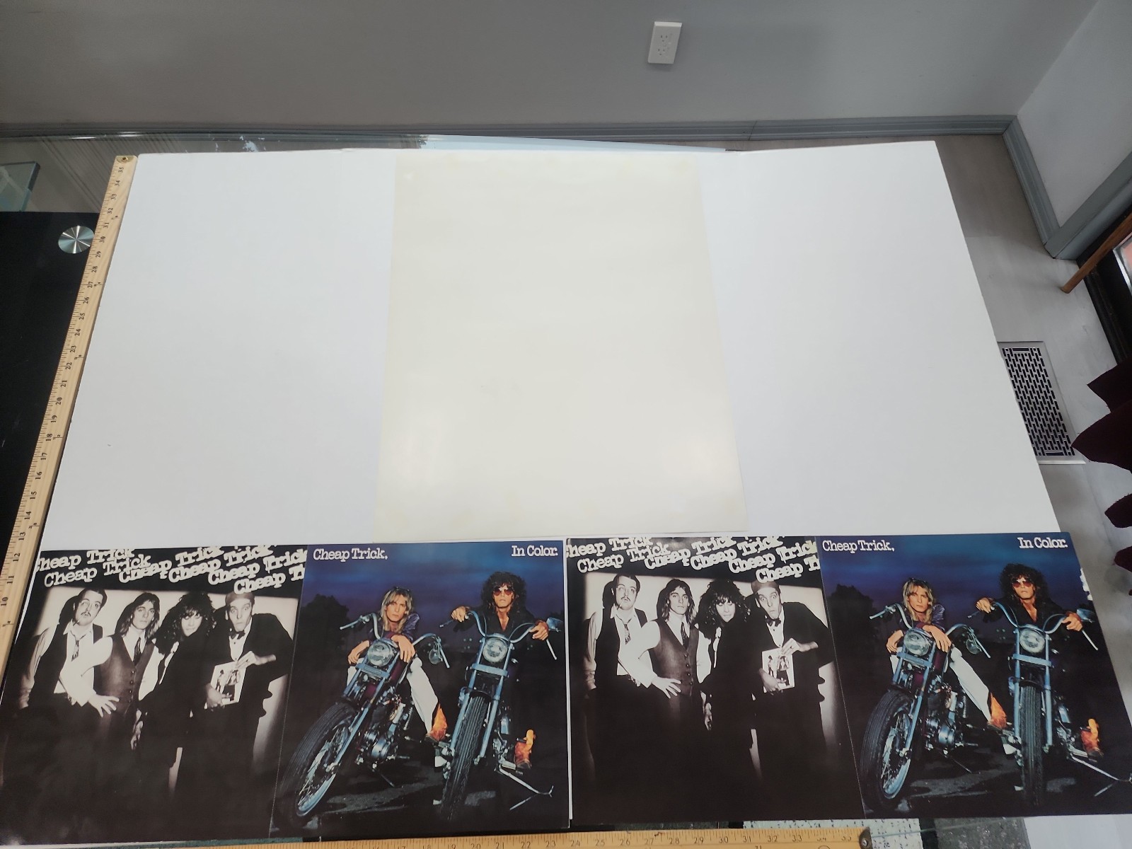 Lot 3 Cheap Trick Promo Posters Three Night Stand  18x24 & Heaven Tonight 12x24