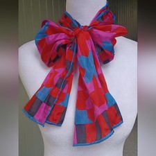 Vtg Vera Colorful Bold Scarf