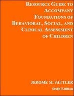 FOUNDATIONS OF BEHAVIORAL,...-RSRCE.GDE Jerome M. Sattler