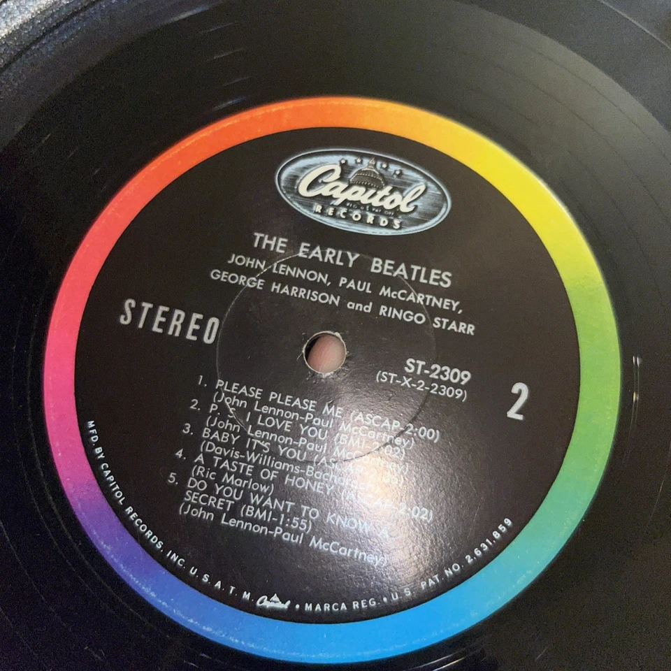 The Beatles - The Early Beatles Vinyl LP - Capitol ST-2309 Foto 4 de 4
