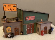 Kit de estructura de servicio de neumáticos Franky’s plana escala HO corte por láser