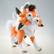 Dusk Lycanroc Rock 30cm Orange Plush Doll Figure Toy