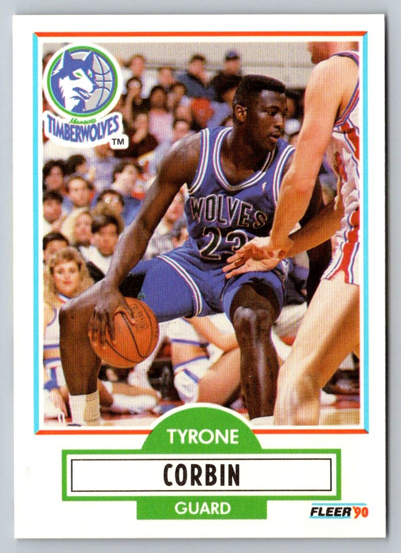 1990-91 Fleer #113 Tyrone Corbin