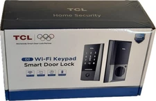 TCL Wi-Fi Smart Lock D2 Remote Access Auto Lock Built-in Doorbell Key Card | NEW