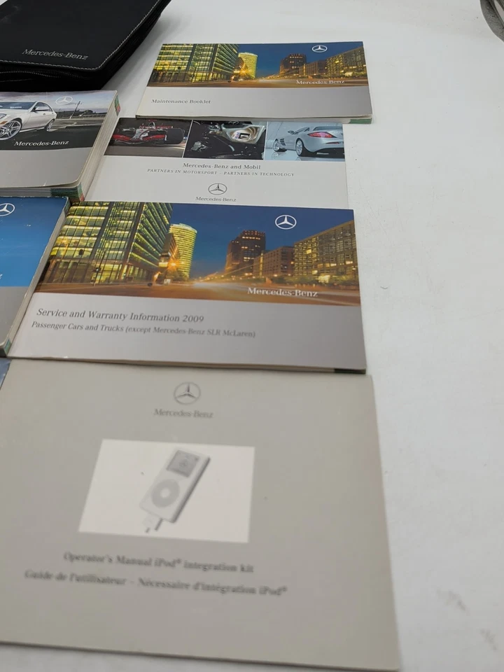 Mercedes-Benz Clase C C230 C300 C350 C63 AMG 2009 OEM conjunto manual del propietario comando Foto 4 de 4