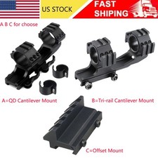 Quick Release/PEPR Cantilever 1''/30mm Rings Scope Mount/45 Degree Offset Mount