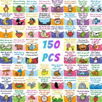 Teling 150 Lunch Box Jokes for Kids Lunchbox Notes for Kids Motivational Funn...