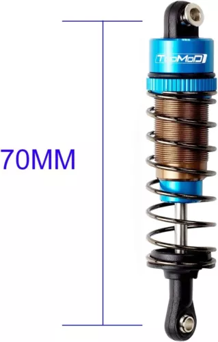 70mm 1/10 Remote Oil Shock Absorber for Tamiya WR-02 & Axial Upgrade Replacement - Bild 2 von 6
