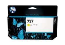 HP 727 JAUNE B3P21A CARTOUCHE JAUNE ORIGINALE POUR HP Designjet T1500,...
