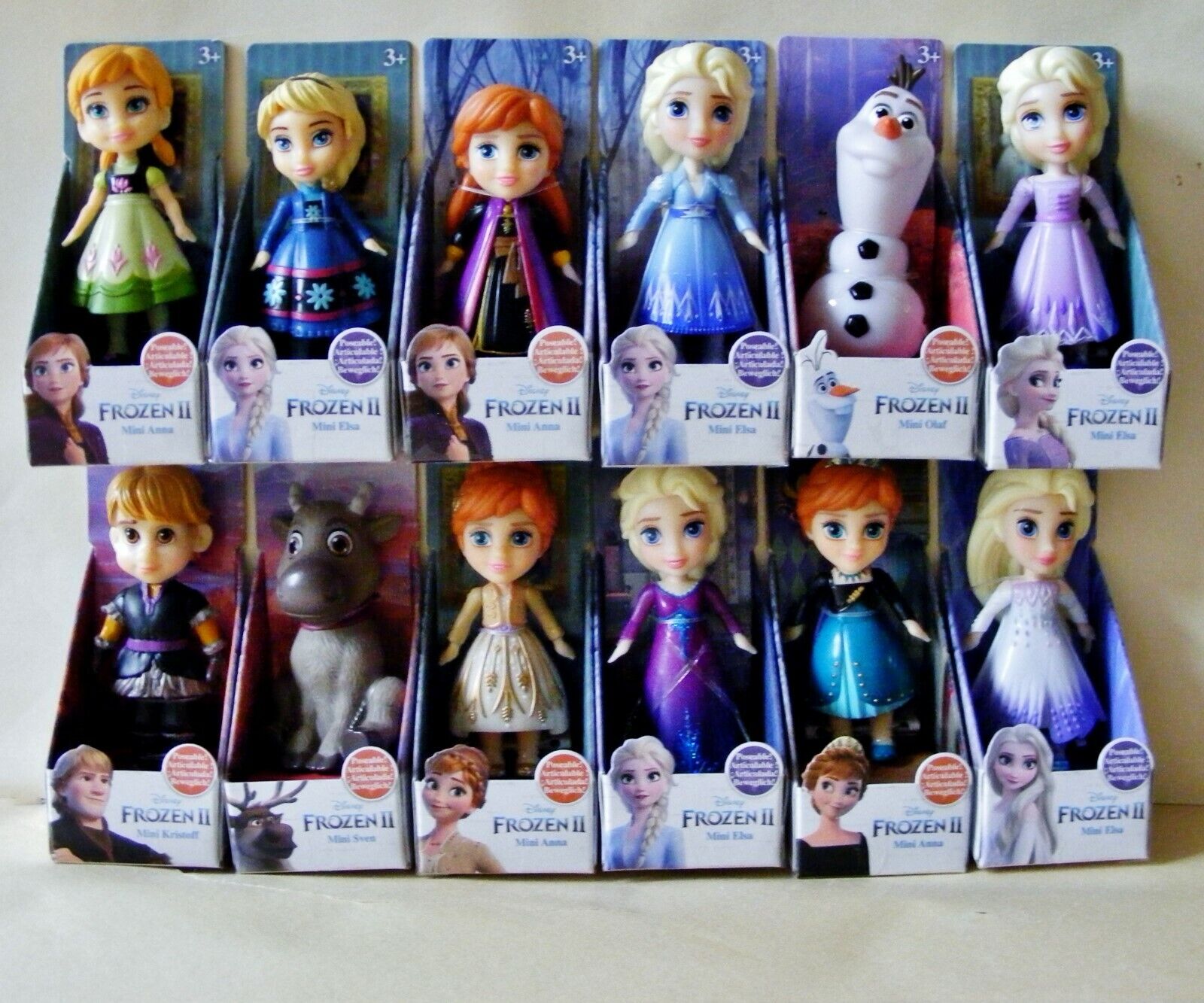 Disney Princess Mini Toddler 3 Inch Posable Doll - Choose Your Favourite