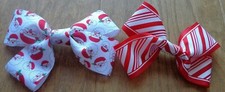 Christmas themed homemade bow (2) - Candy Can...