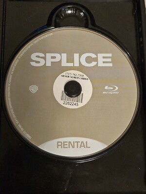 Splice (Blu-ray, 2010) Adrien Brody, Sarah Polley, Delphine