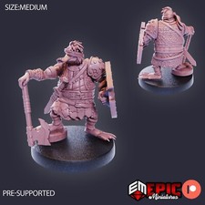 Duck Folk B Epic Miniatures RPG D D Pathfinder 3D Print