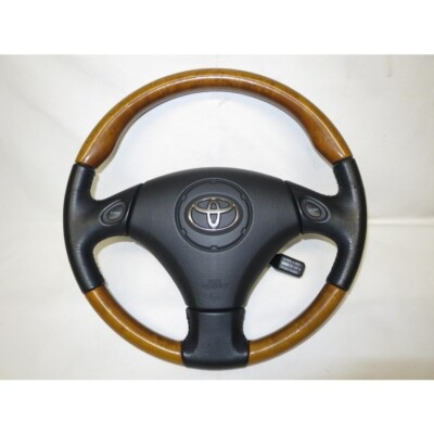 Toyota Genuine Aristo JZS160 16 Late Model Lexus Wood Combination Steering Wheel