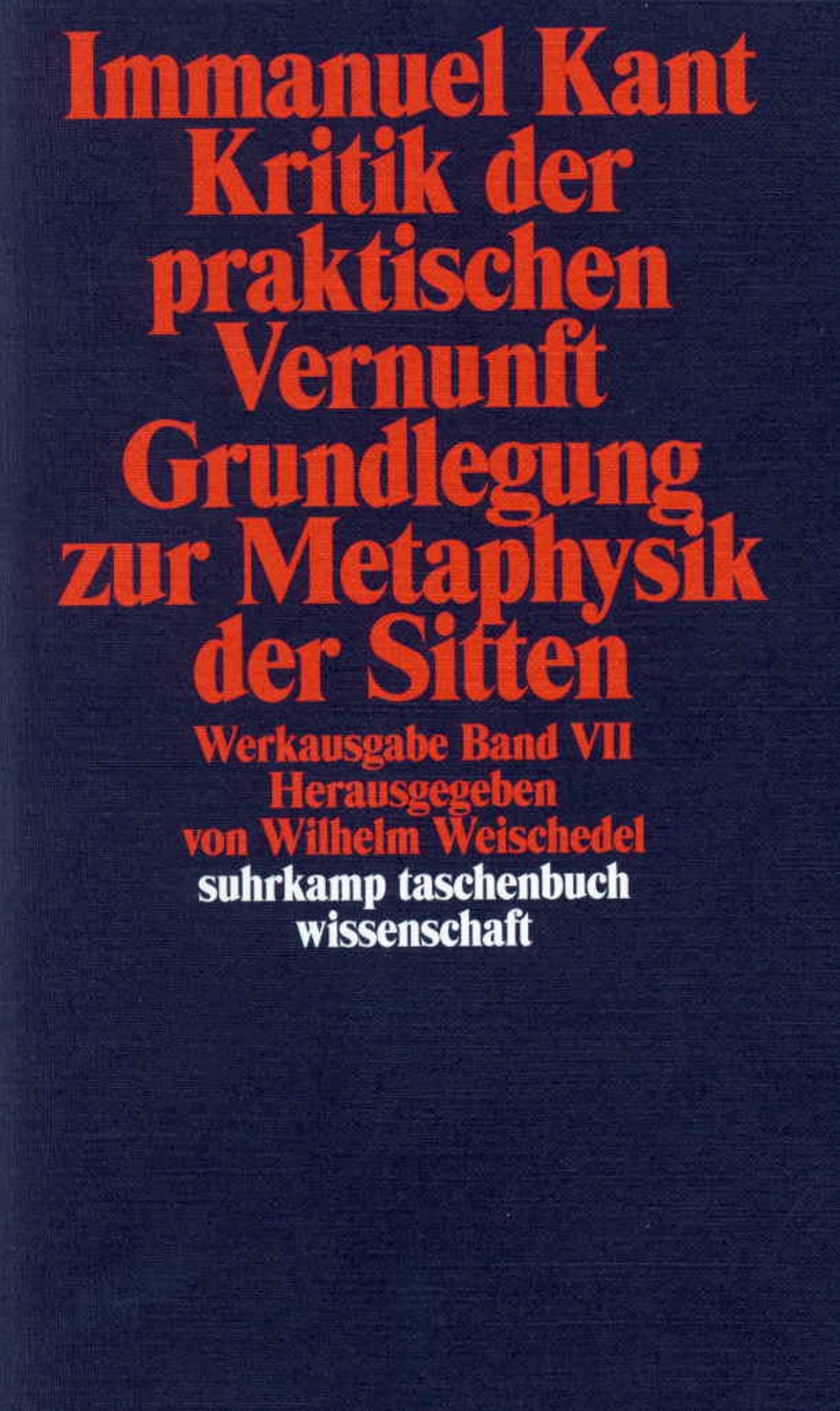Thumbnail - Kritik Der Praktischen Vernunft / Grundlegung Zur Metaphysik Der