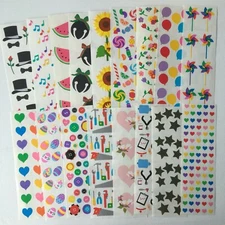 Mrs. Grossman sticker sheet You Choose - Vintage Flowers Hearts Holidays Party