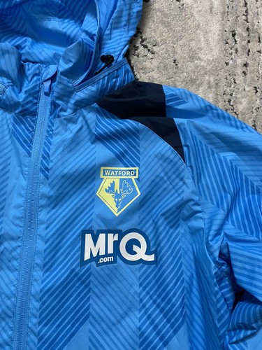 Watford FC Match Worn Rhys Healey #14 Football Rain Jacket Size Medium Men’s - Picture 4 of 13