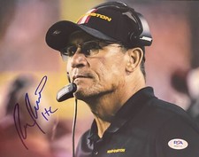 Ron Rivera Signed Autographed Washington Commanders Redskins 8x10 Photo PSA/DNA