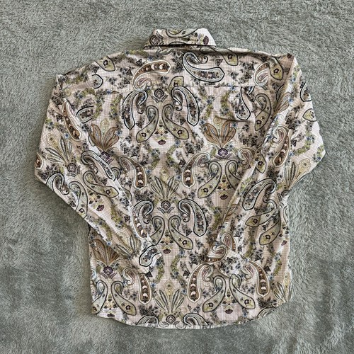 Structure Mens Floral Print Long Sleeve Button Up Shirt Size Small - Picture 3 of 6