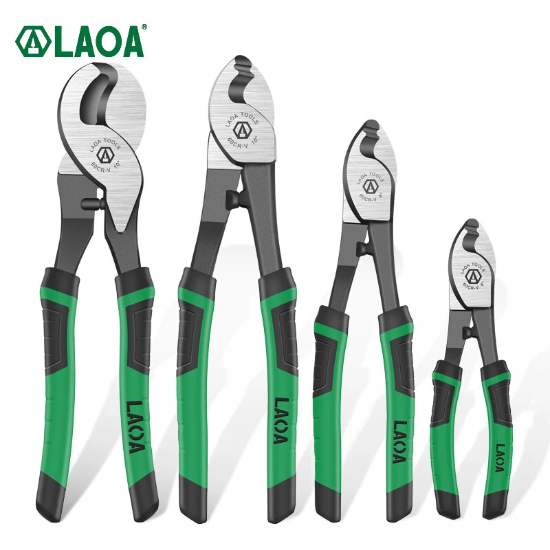 CR-V Cable Cutter Crimping Pliers with Wire Stripper for Electrical Work  