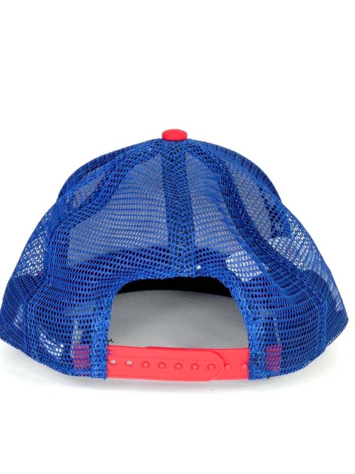 Superman Hat Baseball Cap New Era Youth 59Fifty DC Comics Snapback Red Blue - Image 3 of 4