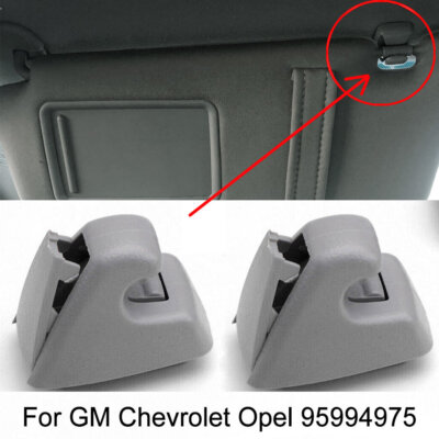 2X Car Sun Visor Fixing Hanger Support Clip For GM Chevrolet Opel Retainer Cruze