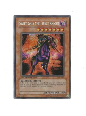 Yu-Gi-Oh! SWIFT GAIA The FIERCE KNIGHT Limited Edition Foil Card