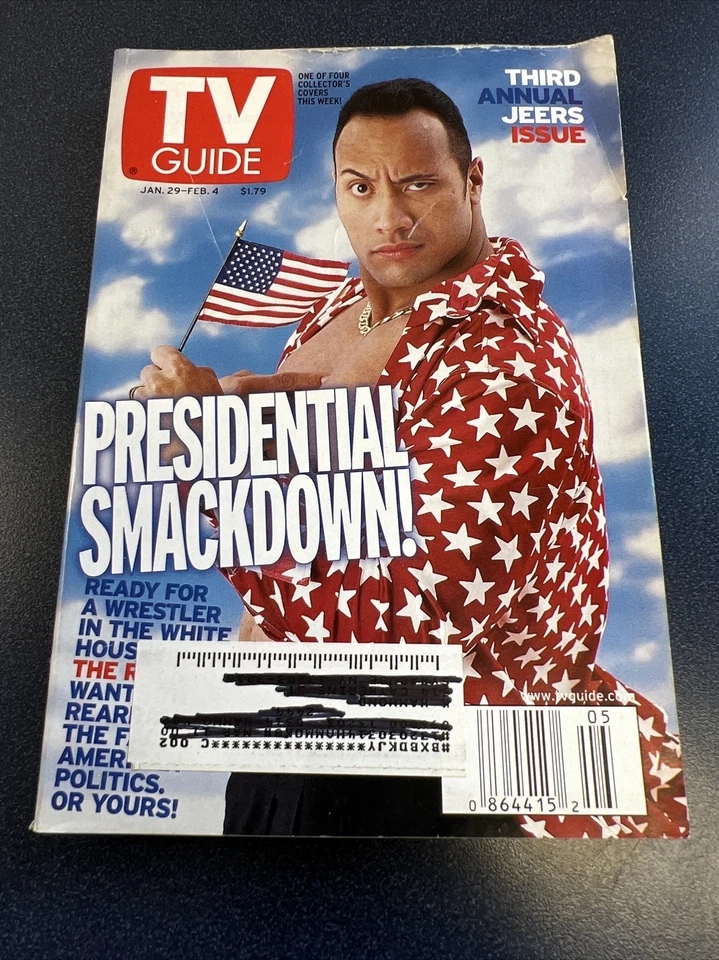 Set Of 9 TV Guide Magazines Year 2000 Buffy The Rock Etc Pop Culture Aughts Foto 2 de 4