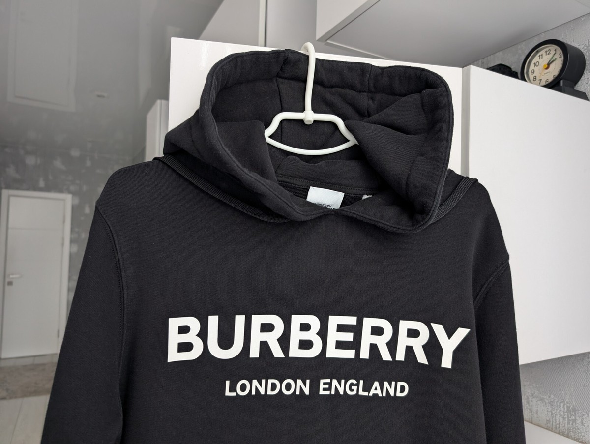 Burberry London Logo Lexstone Mens Hoodie Top Hooded Jacket Jumper