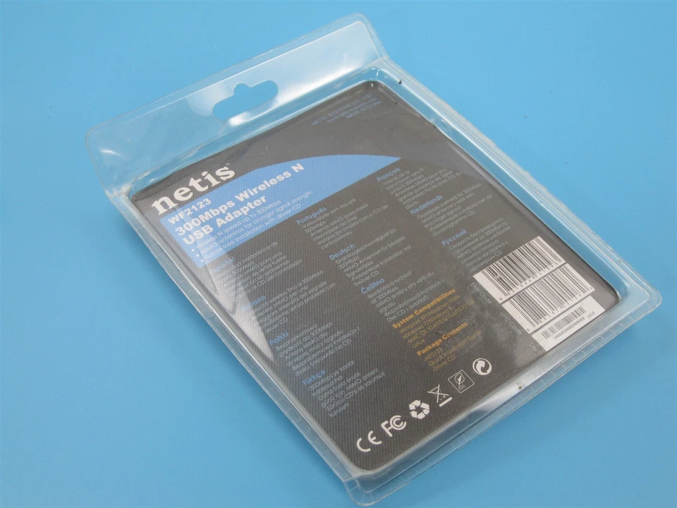 Netis WF2123 300Mbps Wireless N USB Adapter (BRAND NEW, FACTORY SEALED)  - Image 2 of 2