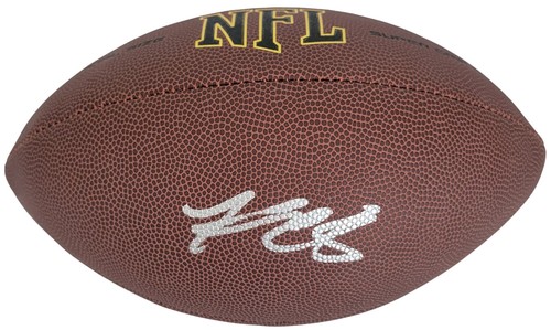 Kirk Cousins firmato Football Proof COA autografato Atlanta Falcons Vikings - Foto 3 di 4