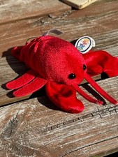 Mary Meyer Lobster Finger Puppet 6" Stuffed Plush Learning Toy 1995 Vintage