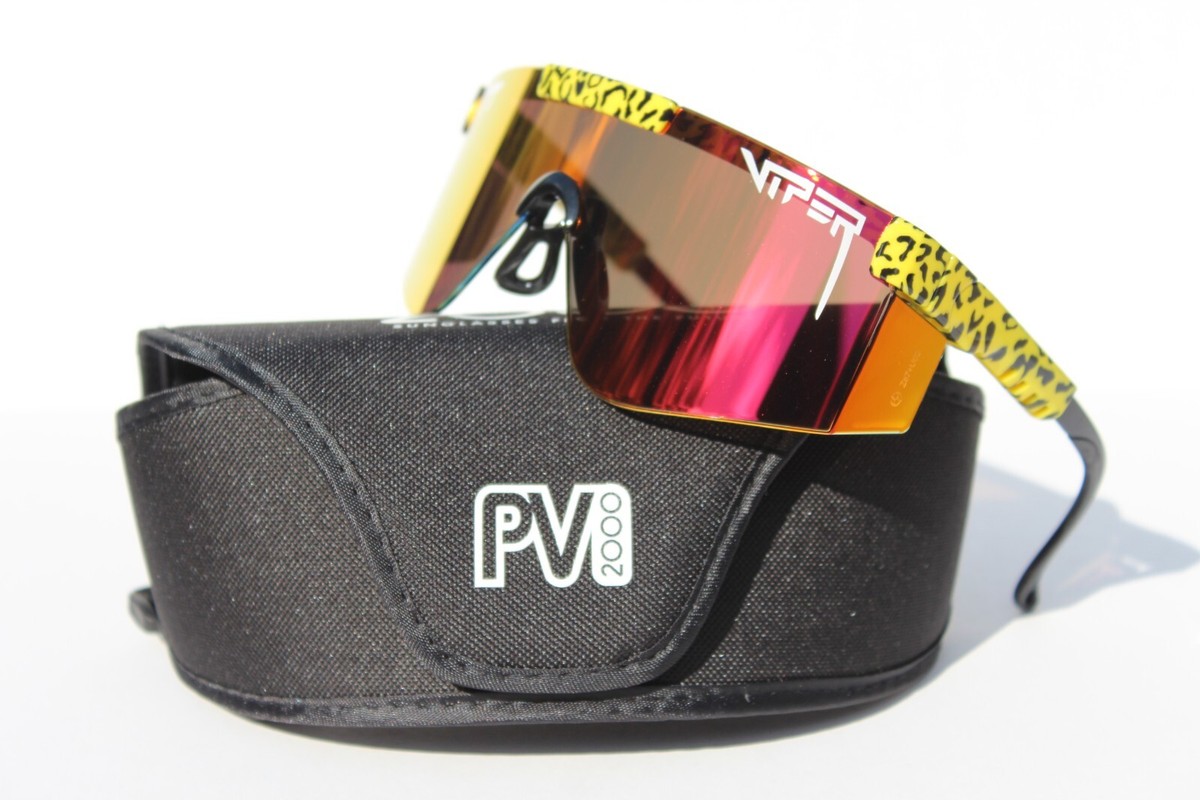 PIT VIPER The Carnivore 2000 Sunglasses/Safety Cheetah/Orange ANSI
