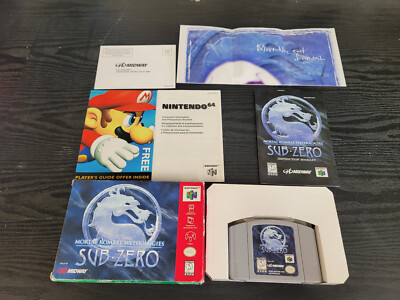 Mortal Kombat Mythologies Sub Zero Nintendo 64 N64 Complete In Box CIB Near Mint
