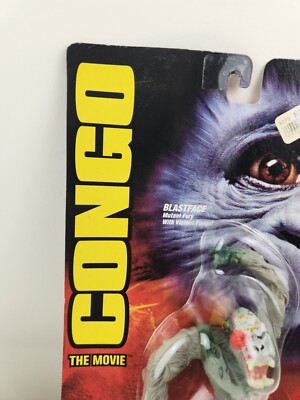 Congo The Movie BLASTFACE Action Figure Carded 1995 Kenner Congo The Movie BLASTFACE Action Figure Carded 1995 Kenner