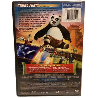 2016 シャダコン DVD Kung Fu Panda (Disc, 2008, Widescreen) Jack Black, Scratch Free