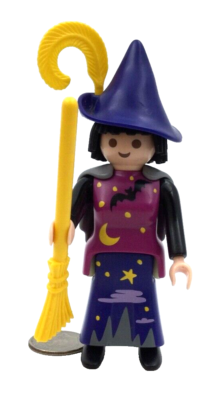 PLAYMOBIL Midnight Witch Hat w/ Feather Hump Broom Magic