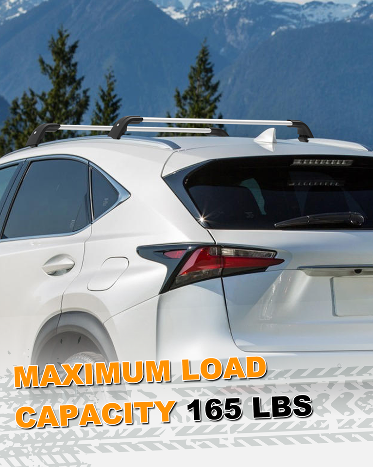 Fit 2015-2021 LEXUS NX200t NX300H Baggage Luggage Cross Bar (Black) main image 1