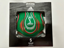 SOCCER BALL-ADIDAS-QATAR 2022-MEXICO LOGO-SIZE 5-GREEN IN COLOR-NEW-IN THE BOX-