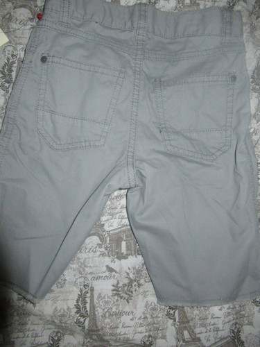 nwt aeropostale gray flat front cut off shorts boys 5 free ship USA - Picture 3 of 3