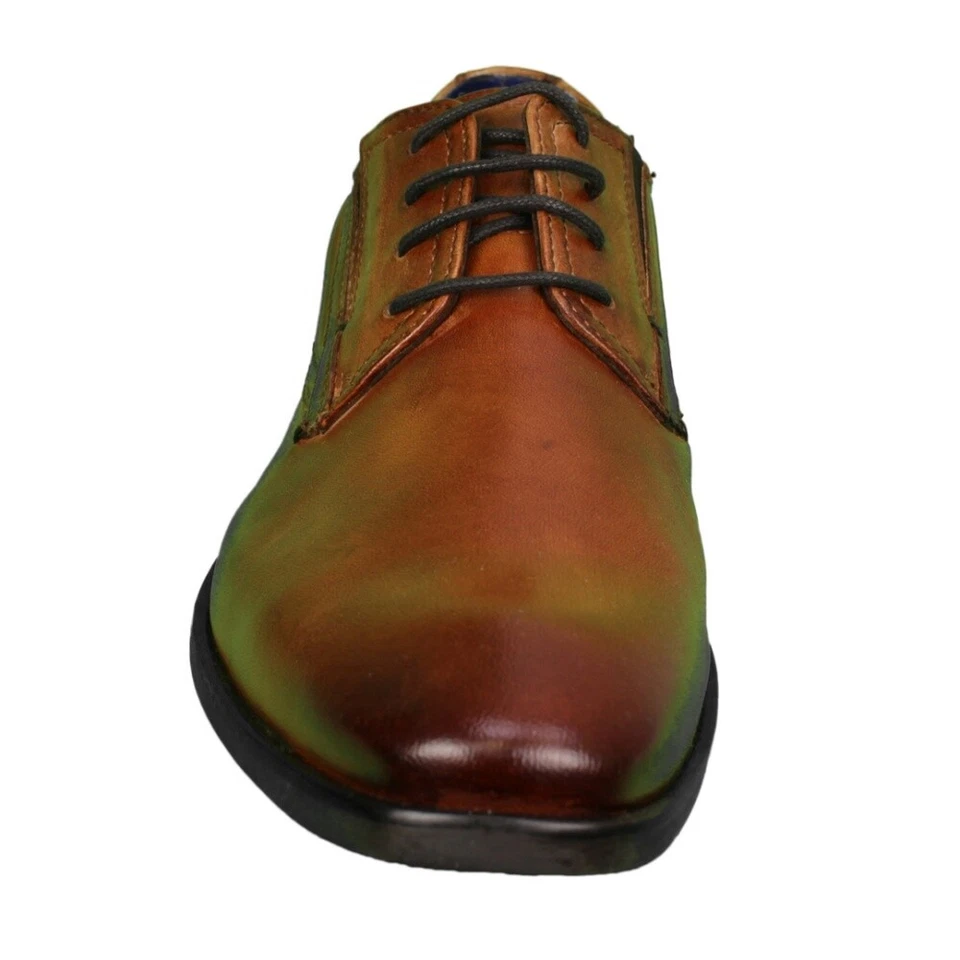 Bugatti Herren Schuhe Schnürschuhe braun unifarben 311 19605 4100 6300 cognac  - Bild 3 von 4