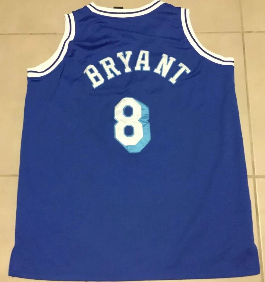 RARE Vtg STARTER 1996-97 Los Angeles Lakers Kobe Bryant 50th ANNIV Sz 52 Jersey - Image 2 of 4