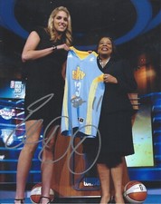 ELENA DELLE DONNE AUTOGRAPH SIGNED 8X10 PHOTO CHICAGO SKY COA